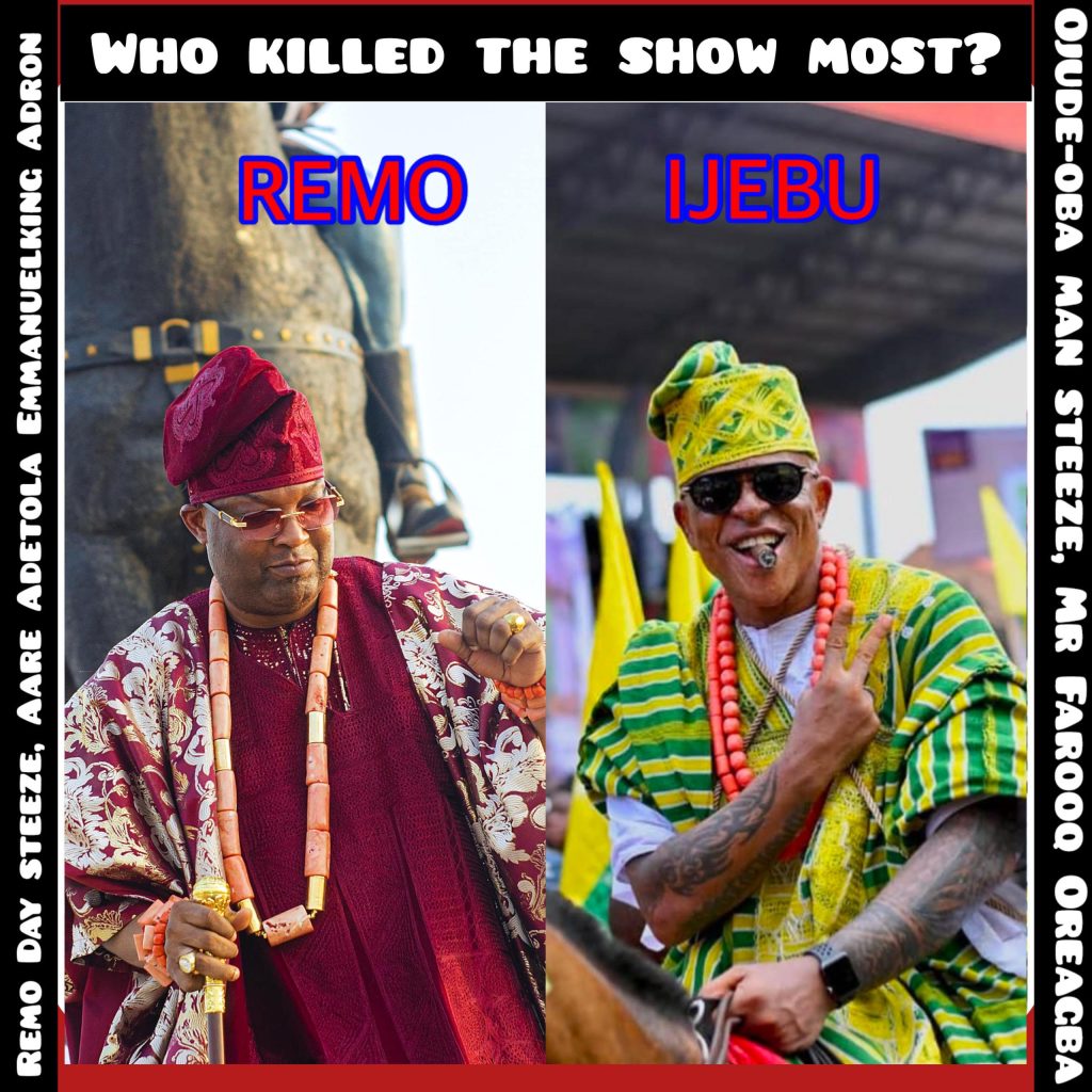 AARE ADETOLA EMMANUELKING SHINES BRIGHT AS THE REMO DAY "MAN OF STEEZE"