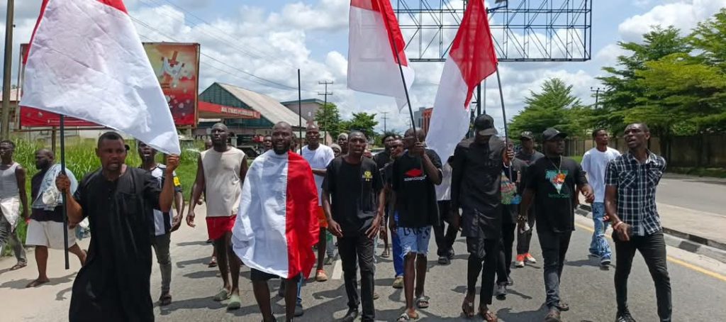Itsekiri youths protest against INEC