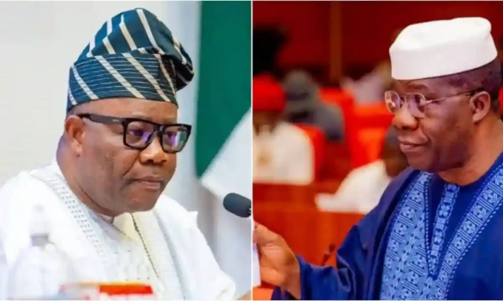 Reports Of Akpabio Clashing With Opeyemi Bamidele Is Fake News – Senate Godswill Akpabio and Opeyemi Bamidele