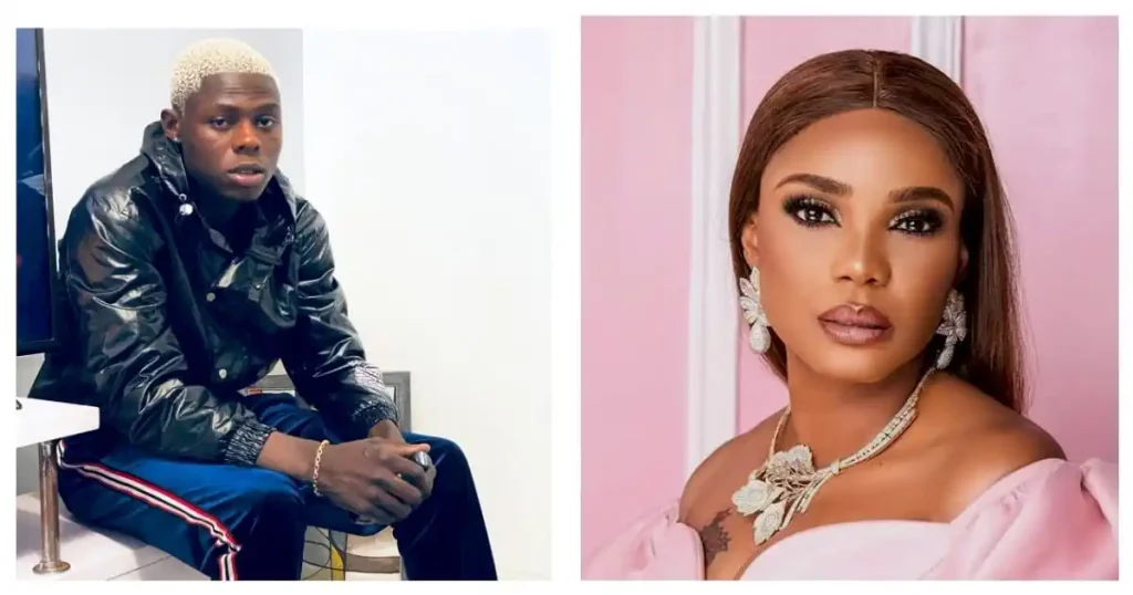 Mohbad and Iyabo Ojo