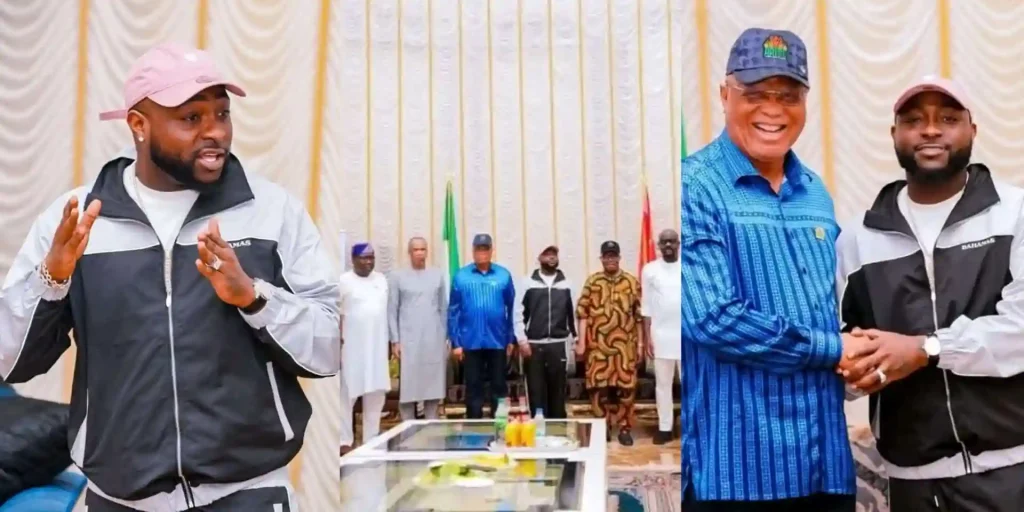 Davido Is Living Proof That Nigerian Youths Can Have Possible Dreams – Gov. Umo Eno Governor Umo Eno and Davido