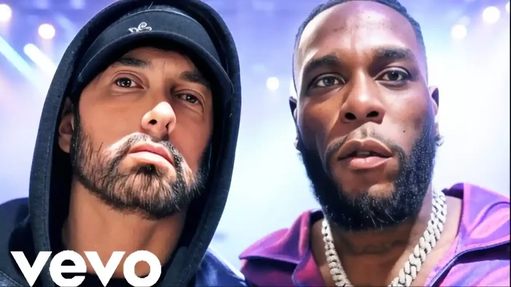 Burna Boy’s Reaction To Sleeping Fan Was Not Cool – Eminem Eminem and Burna Boy