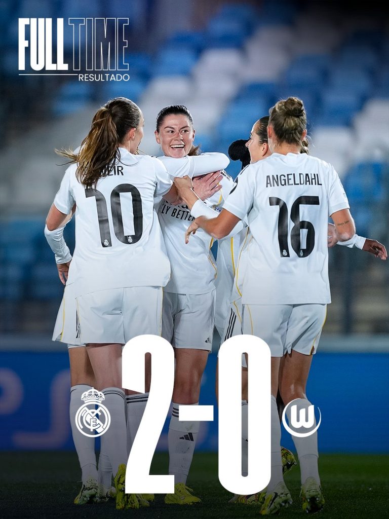 Madrid Stun Wolfsburg in UWCL Clash