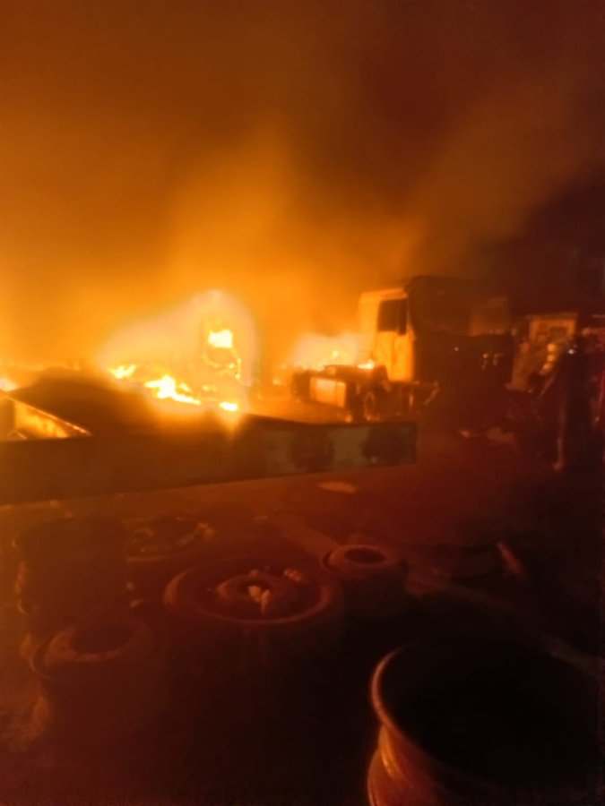 Nnewi Market Fire Contained as Five Shops Destroyed in Anambra Nnewi Market Fire Contained as Five Shops Destroyed in Anambra