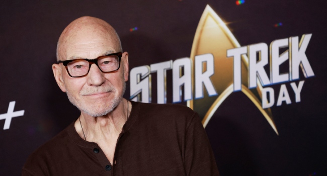 Sir Patrick Stewart, British actor famous for his roles in Star Trek and X-Men.
