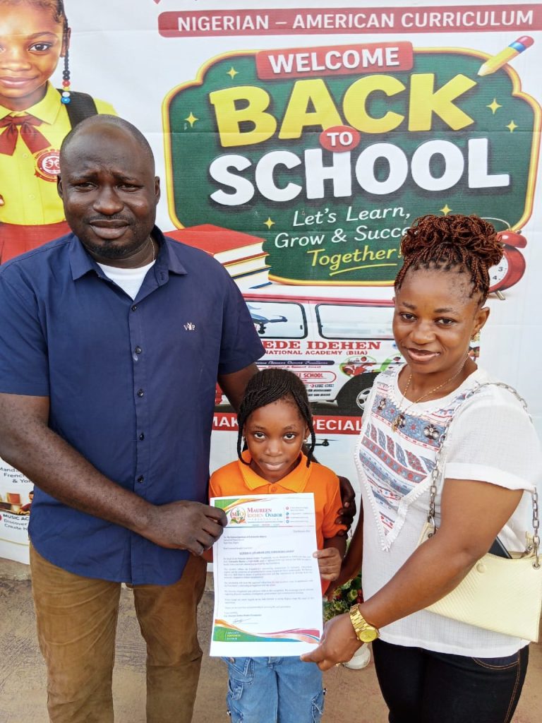 Maureen Idehen Ovabor Foundation Awards Scholarship to Outstanding Springfield Pupil